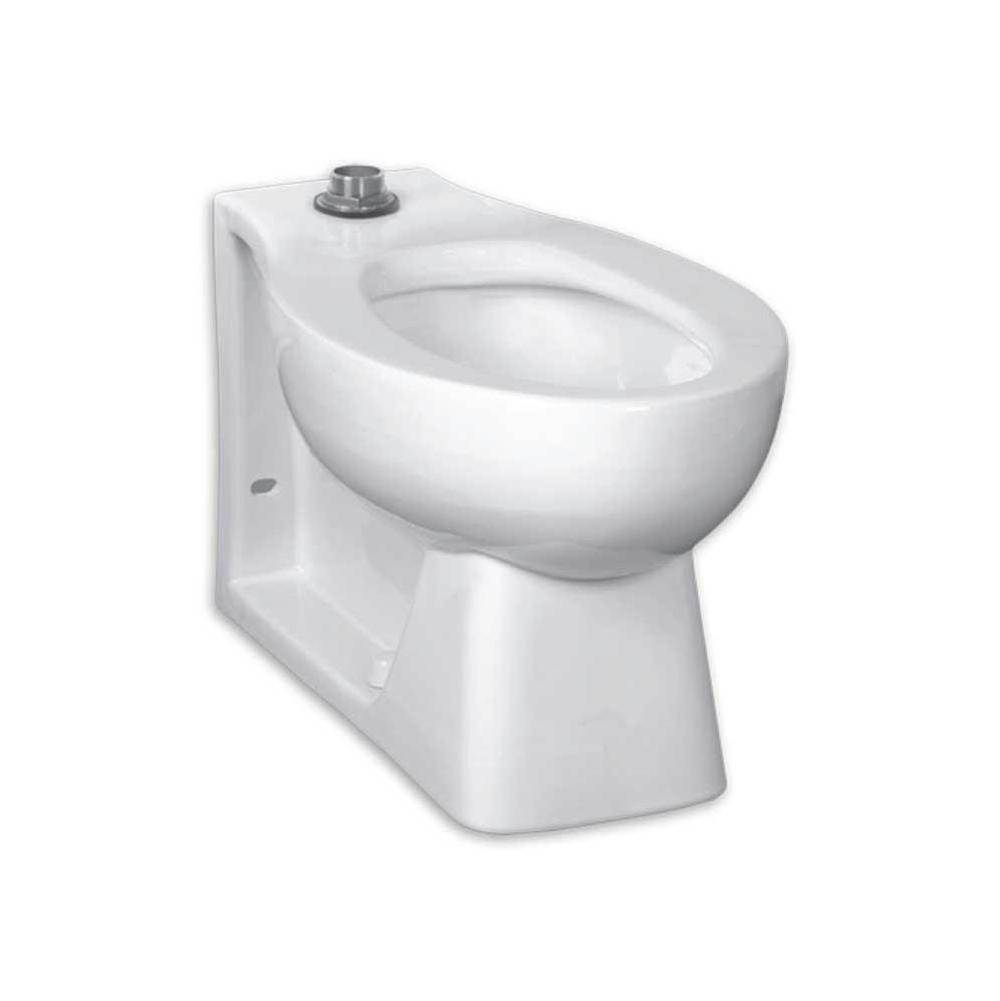 American Standard Huron® 1.28-1.6 gpf (4.8-6.0 Lpf) Chair Height Top Spud Back Outlet Elongated EverClean® Bowl With Bedpan Lugs