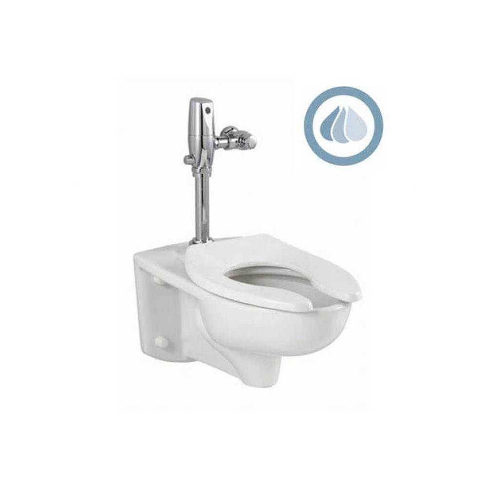 American Standard Afwall® Millennium® Wall-Hung EverClean® Toilet System With Touchless Selectronic® Piston Flush Valve, 1.1 gpf/4.2 Lpf