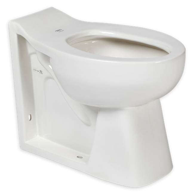 American Standard Huron® Floor-Mount, Back Outlet EverClean® Bowl With Integral Seat, Back Spud
