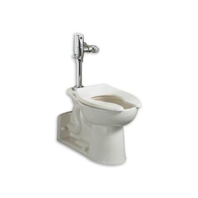 American Standard Priolo® 1.1-1.6 gpf (4.2-6.0 Lpf) Top Spud Back Outlet Elongated EverClean® Bowl With Bedpan Lugs