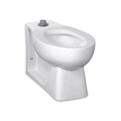 American Standard Huron® 1.28-1.6 gpf (4.8-6.0 Lpf) Chair Height Top Spud Back Outlet Elongated EverClean® Bowl With Bedpan Lugs