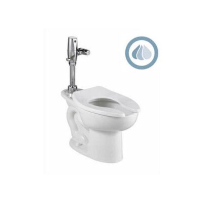 American Standard Madera 1.1-1.6 gpf (4.2-6.0 Lpf) 15 Height Back Spud Elongated EverClean® Bowl With Bedpan Lugs