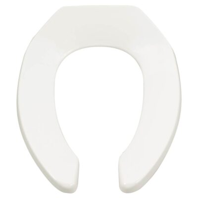 American Standard Commercial Heavy Duty Open Front Elongated Toilet Seat Wth EverClean® Surface