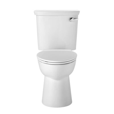 American Standard VorMax® Two-Piece 1.0 gpf/3.8 Lpf Chair Height Right-Hand Trip Lever Elongated Toilet Less Seat