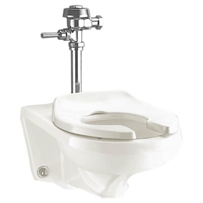 American Standard Afwall® ADA Retrofit 1.28 - 1.6 gpf (4.8 - 6.0 Lpf) Top Spud Elongated Wall-Hung EverClean® Bowl With Bedpan Lugs