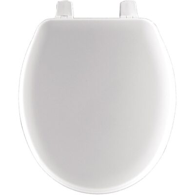 Bemis Church Baby Bowl Enameled Wood Toilet Seat in White