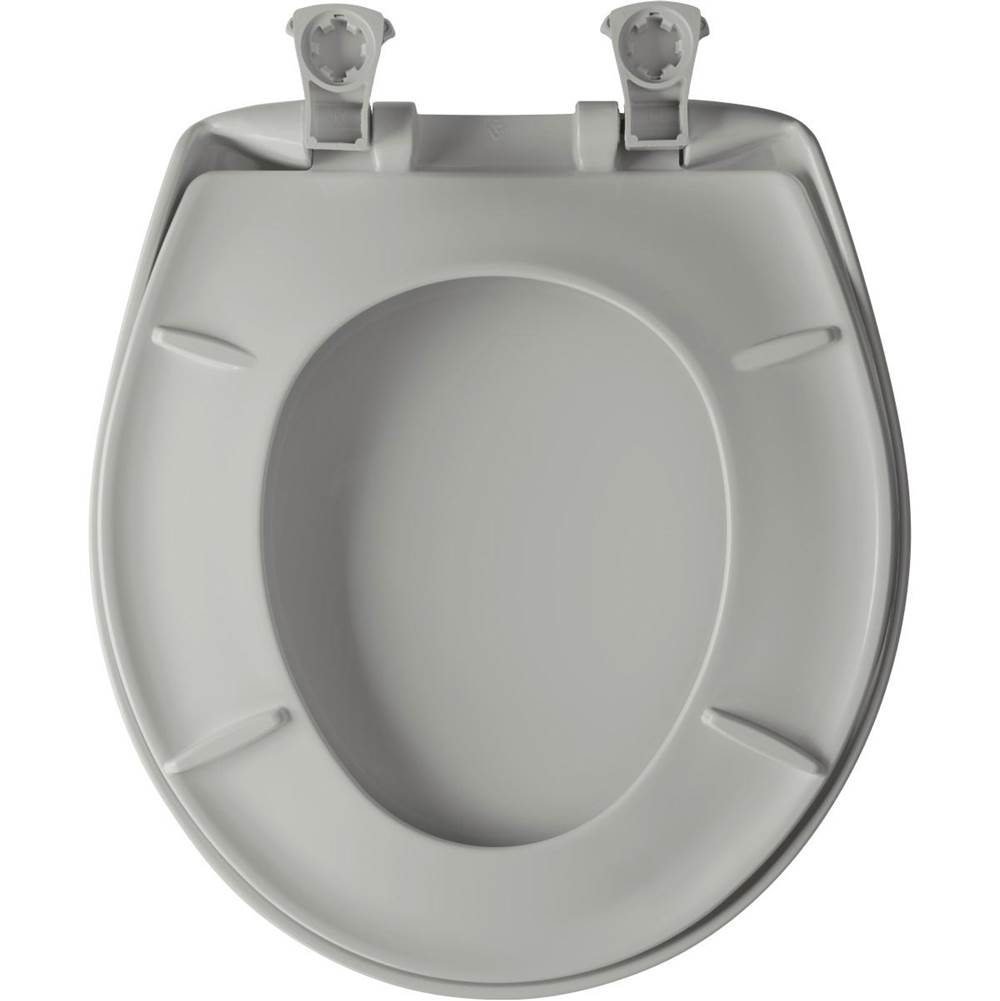 Bemis Bemis Round Plastic Toilet Seat in Black with Stay·Tite® Seat Fastening System, Easy Clean® and Whisper Close® Hinge - Image 39