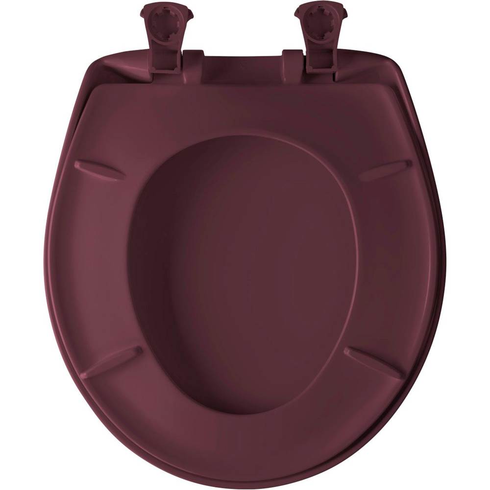 Bemis Bemis Round Plastic Toilet Seat in Black with Stay·Tite® Seat Fastening System, Easy Clean® and Whisper Close® Hinge - Image 42