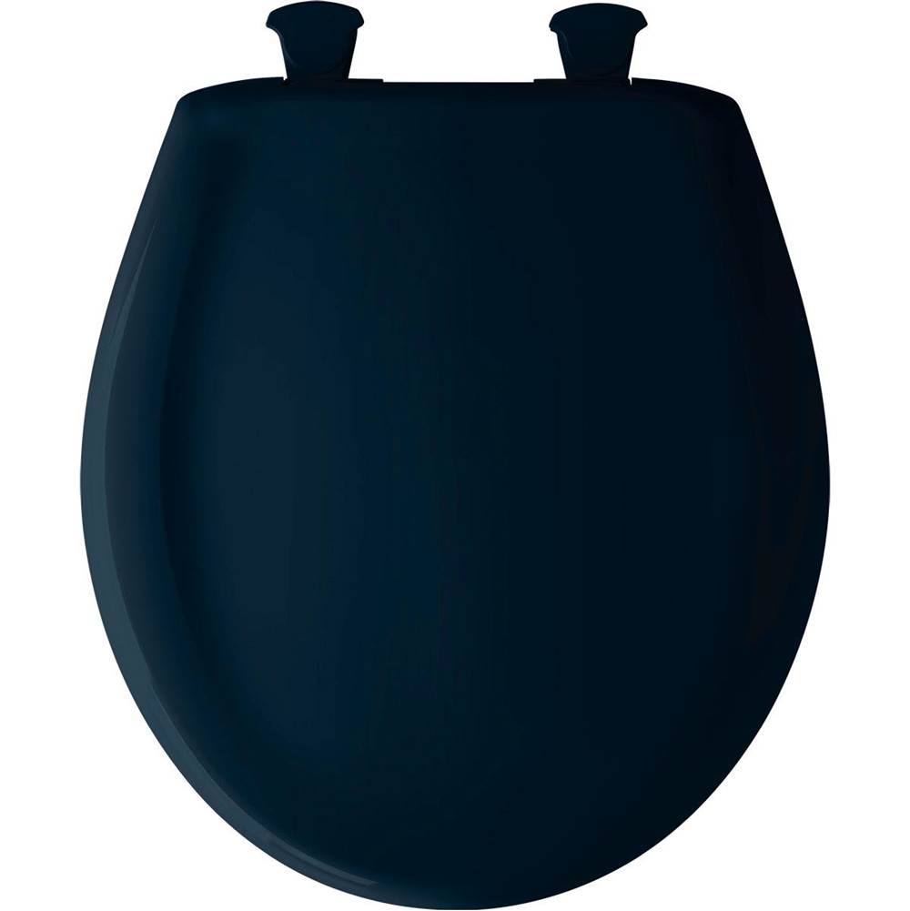 Bemis Bemis Round Plastic Toilet Seat in Black with Stay·Tite® Seat Fastening System, Easy Clean® and Whisper Close® Hinge - Image 47