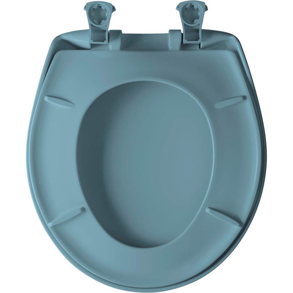 Bemis Bemis Round Plastic Toilet Seat in Black with Stay·Tite® Seat Fastening System, Easy Clean® and Whisper Close® Hinge - Image 57