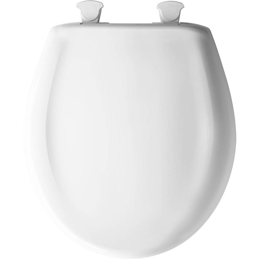 Bemis Bemis Round Plastic Toilet Seat in Black with Stay·Tite® Seat Fastening System, Easy Clean® and Whisper Close® Hinge - Image 14