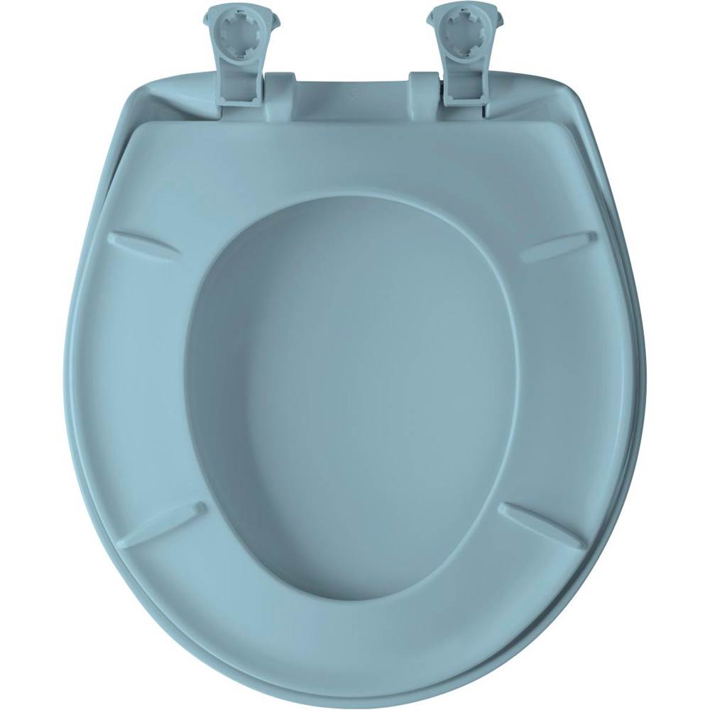Bemis Bemis Round Plastic Toilet Seat in Black with Stay·Tite® Seat Fastening System, Easy Clean® and Whisper Close® Hinge - Image 75