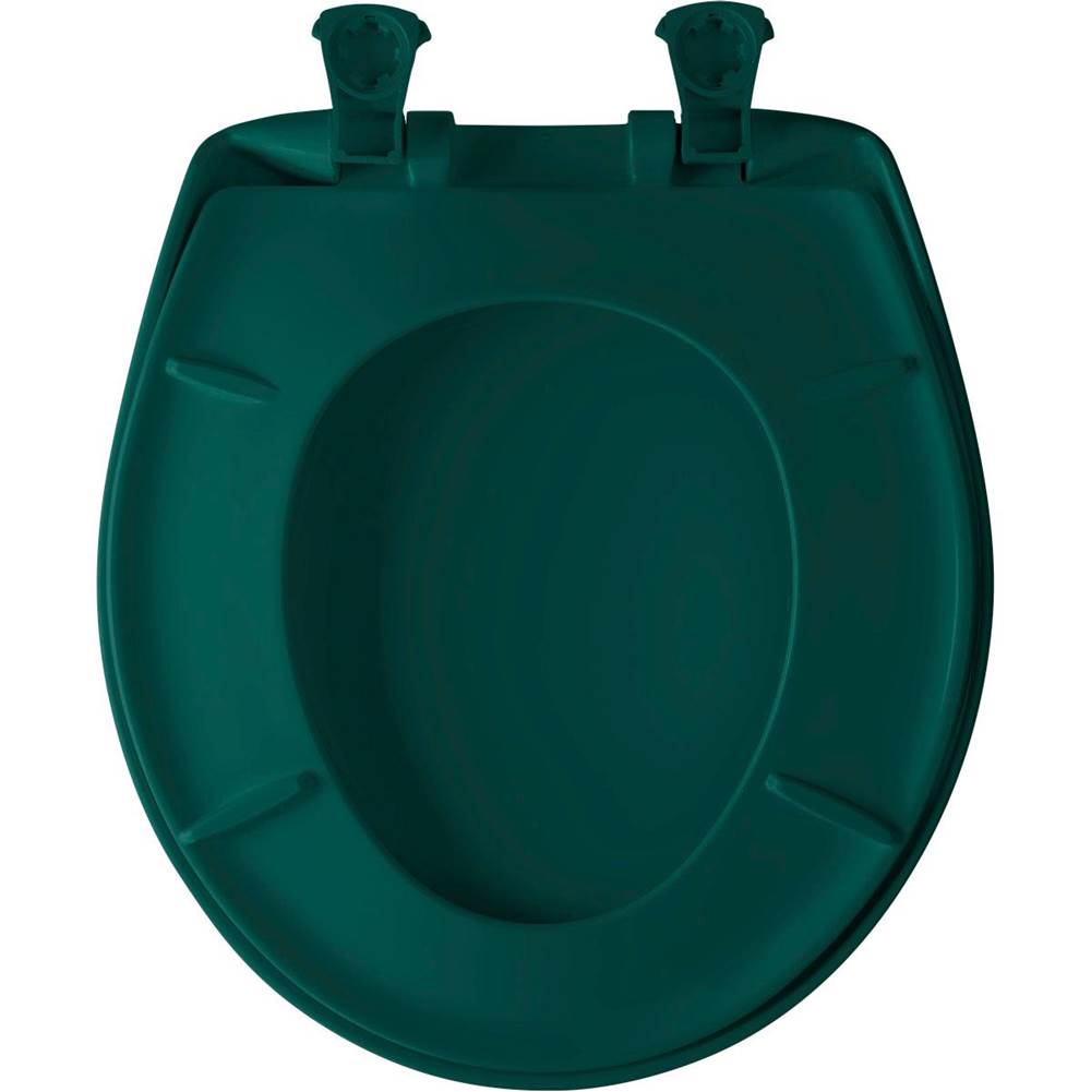 Bemis Bemis Round Plastic Toilet Seat in Black with Stay·Tite® Seat Fastening System, Easy Clean® and Whisper Close® Hinge - Image 72