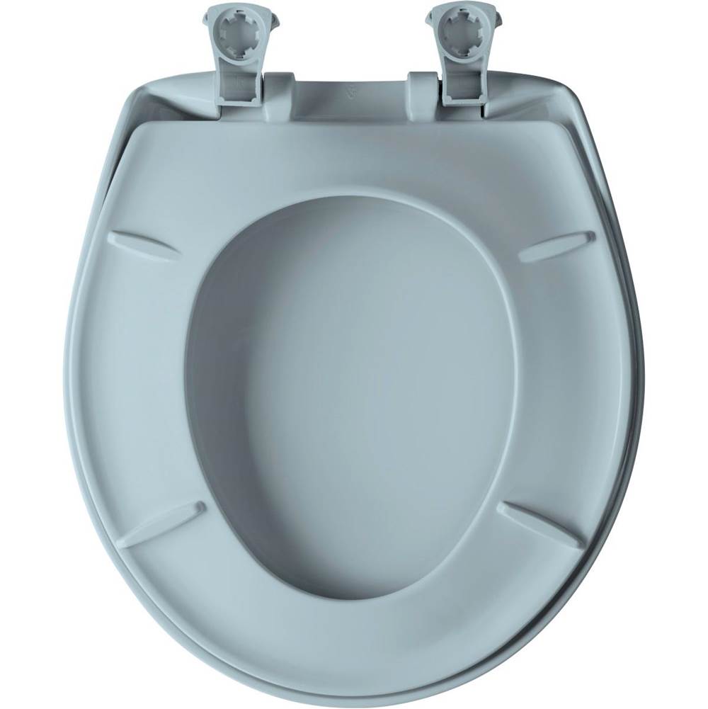 Bemis Bemis Round Plastic Toilet Seat in Black with Stay·Tite® Seat Fastening System, Easy Clean® and Whisper Close® Hinge - Image 36