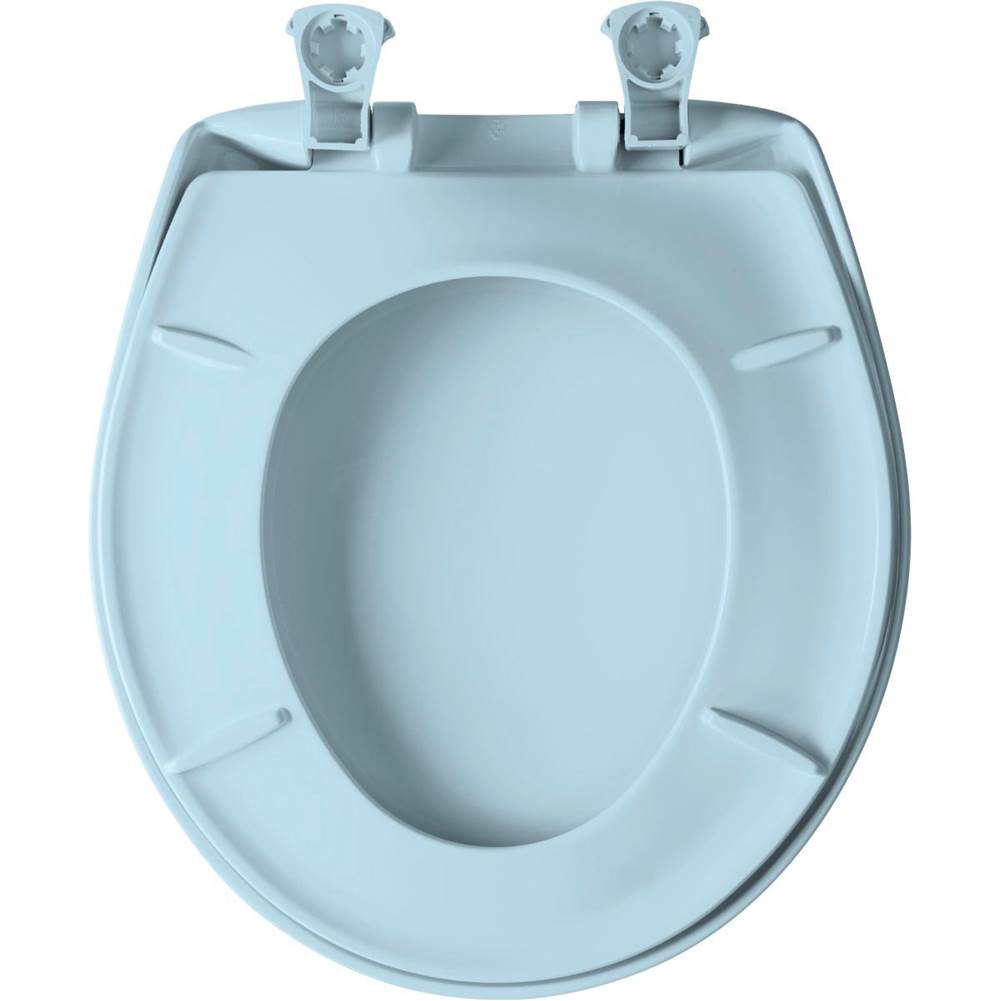 Bemis Bemis Round Plastic Toilet Seat in Black with Stay·Tite® Seat Fastening System, Easy Clean® and Whisper Close® Hinge - Image 21