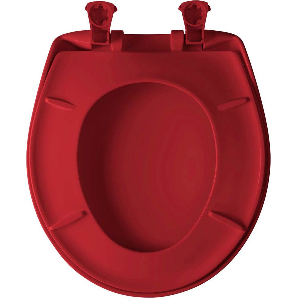 Bemis Bemis Round Plastic Toilet Seat in Black with Stay·Tite® Seat Fastening System, Easy Clean® and Whisper Close® Hinge - Image 54