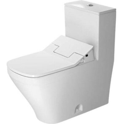 Duravit Duravit DuraStyle 1.32/0.92 GPF Dual Flush Elongated One Piece Toilet in White, Top Push Button Flush - Seat Included