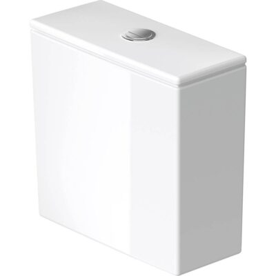 Duravit Duravit DuraStyle 1.32/0.92 GPF Dual Flush Toilet Tank in White with Top Push Button Flush