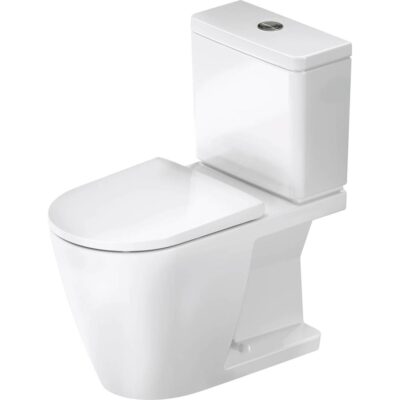 Duravit Duravit D-Neo 1.32/0.92 GPF Dual Flush Rimless Elongated Toilet Bowl in White