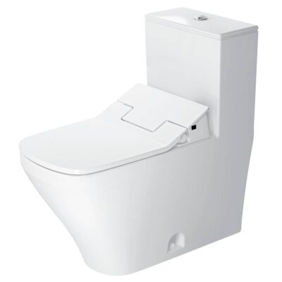 Duravit Duravit DuraStyle 1.28 GPF Single Flush Elongated One Piece Toilet in White, Top Push Button Flush - Seat Included
