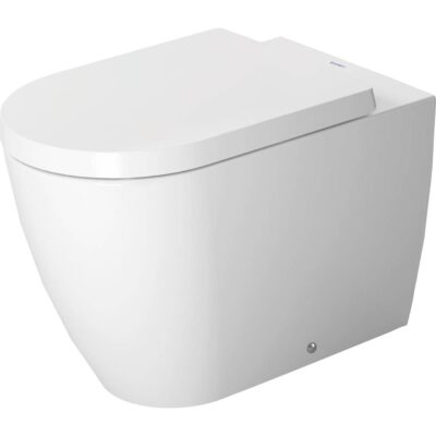 Duravit Duravit ME by Starck 1.28/0.8 GPF Dual Flush Elongated Close Coupled Toilet Bowl in White