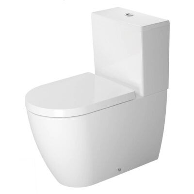Duravit Duravit ME by Starck 1.6/0.8 GPF Dual Flush Round Close Coupled Toilet Bowl in White
