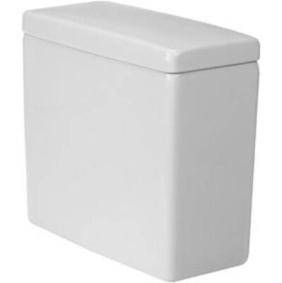 Duravit Duravit Starck 3 1.28 GPF Single Flush Toilet Tank in White with Left Lever Flush