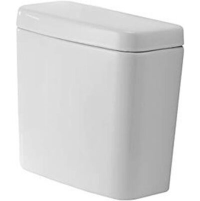 Duravit Duravit D-Code 1.28 GPF Single Flush Toilet Tank in White with Top Push Button Flush