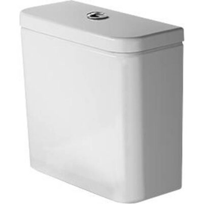 Duravit Duravit No.1 1.6/0.8 GPF Dual Flush Toilet Tank in White with Top Push Button Flush