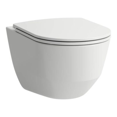Laufen Wall Hanging Water Closet Combipack, Rimless, Including Seat And Cover H894966