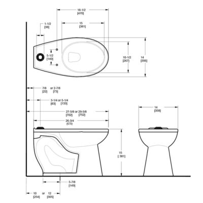 Sloan ST2009A CLOSET FIX ASM FM TS UNIVERSAL