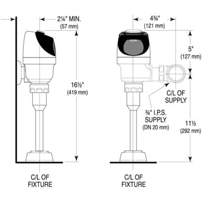 Sloan G2 OPTIMA PLUS 8186-0.5 PVDPB