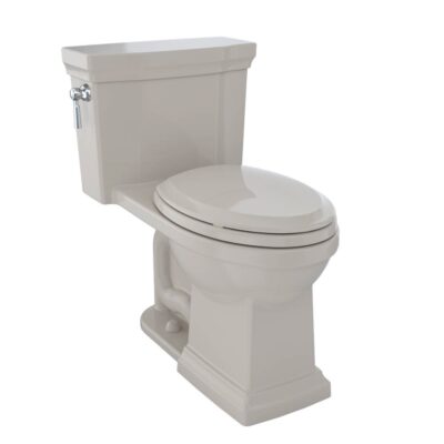 TOTO Promenade® II 1G® One-Piece Elongated 1.0 GPF Universal Height Toilet with CEFIONTECT, Bone