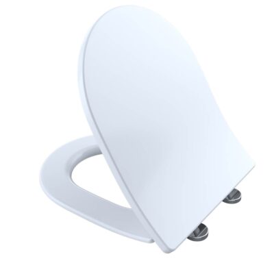 TOTO SoftClose® Slim D-Shape Seat and Lid for RP Wall-Hung Toilet, Cotton White