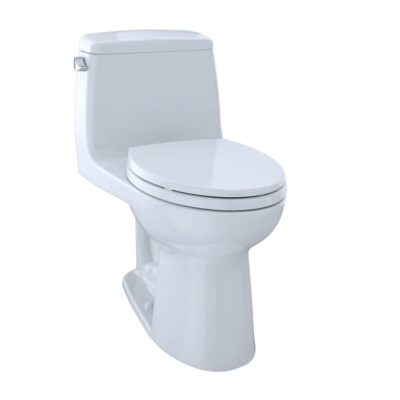 TOTO Eco UltraMax® One-Piece Elongated 1.28 GPF Toilet with CEFIONTECT, Cotton White