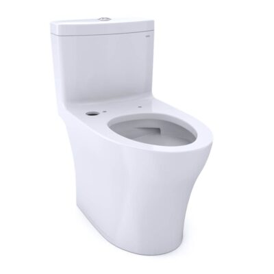 TOTO Aquia® IV One-Piece Elongated Dual Flush 1.28 and 0.9 GPF WASHLET®+ and Auto Flush Ready Toilet with CEFIONTECT®, Cotton White
