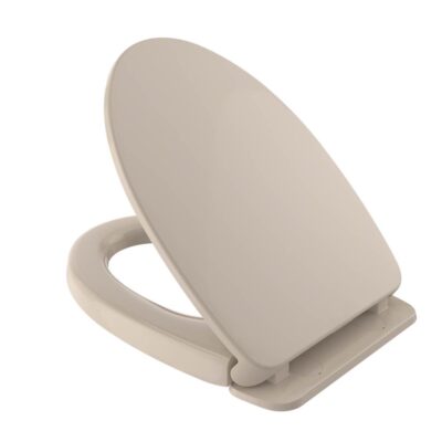 TOTO TOTO SoftClose Slow Close Elongated Toilet Seat and Lid, Bone