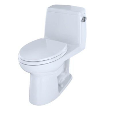 TOTO UltraMax® One-Piece Elongated 1.6 GPF ADA Compliant Toilet with Right-Hand Trip Lever, Cotton White