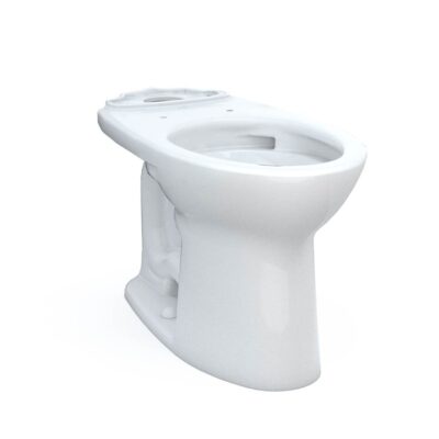 TOTO Drake® Elongated Universal Height TORNADO FLUSH® Toilet Bowl with 10 Inch Rough-In and CEFIONTECT®, Cotton White