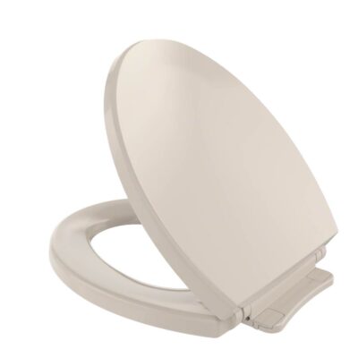 TOTO SoftClose® Slow Close Round Toilet Seat and Lid, Bone