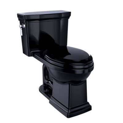 TOTO Promenade® II One-Piece Elongated 1.28 GPF Universal Height Toilet, Ebony