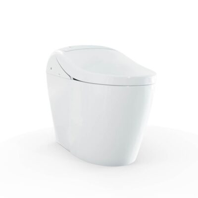 TOTO WASHLET® G5A 1.2 or 1.0 GPF Smart Toilet with Integrated Bidet Seat and CeFiONtect®, Cotton White