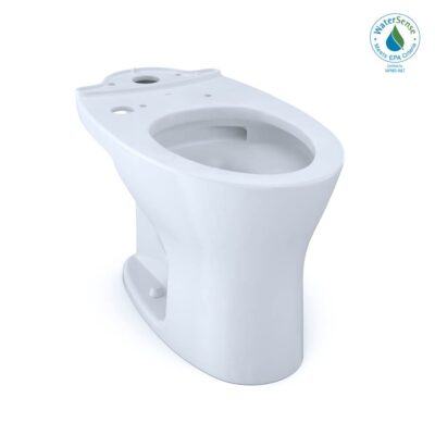 TOTO Drake® Dual Flush Elongated Universal Height Toilet Bowl with CEFIONTECT®, WASHLET+ Ready, Cotton White