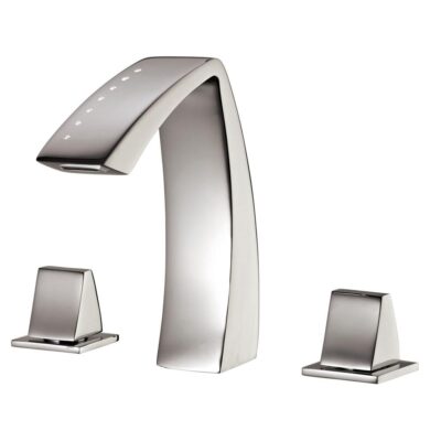 Aquabrass 61716 Etna Crystal Widespread Lav. Faucet 8''Cc