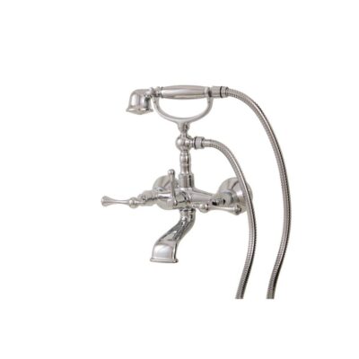 Aquabrass 7304 Regency Wallmount Cradle Tub Filler With Handshower