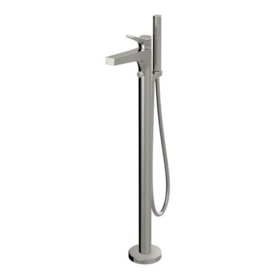 Aquabrass 17N85 Metro Floormount Tub Filler With Handshower