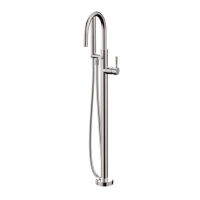 Aquabrass 27N84 Geo Floormount Tub Filler With Handshower
