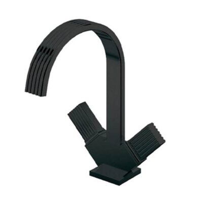 Aquabrass 34014 Tosca Single Hole Lav Faucet - 2 Handles