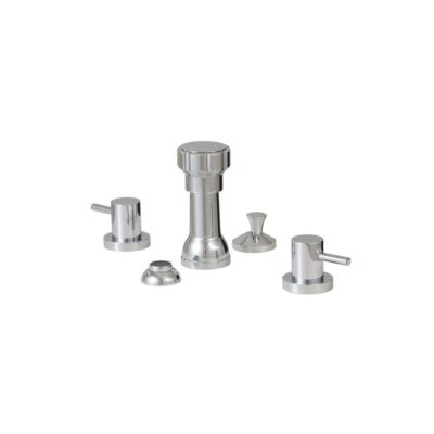 Aquabrass X7526 Xround 4 Hole Bidet Faucet