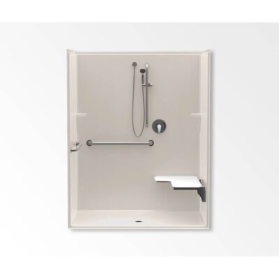 Aquatic 16037BFSD Alcove Shower